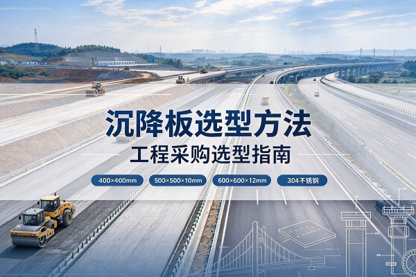 福清沉降板选择方法