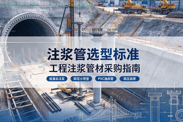 福清注浆管选型标准