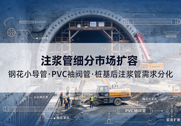 福清注浆管细分市场扩容，隧道钢花小导管、PVC 袖阀管、桩基后注浆管需求分化